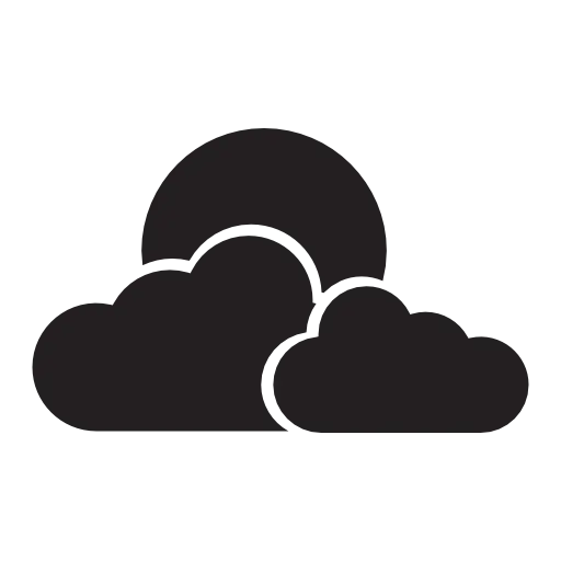Sun and Clouds Weather Icon