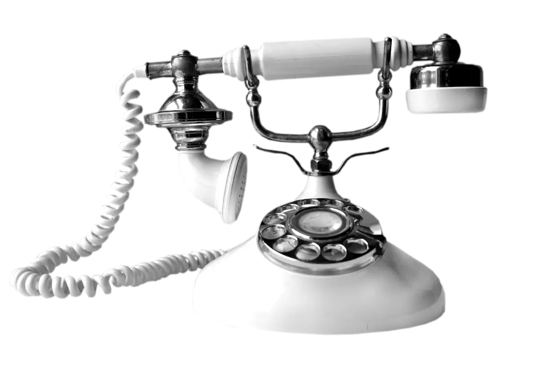 Vintage Rotary Dial Phone in Classic Style