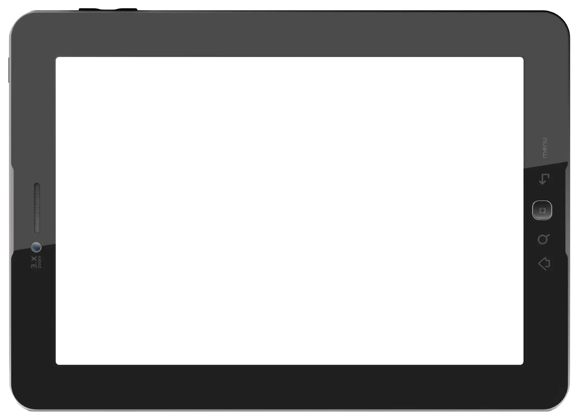 Black Tablet Frame for Digital Screen