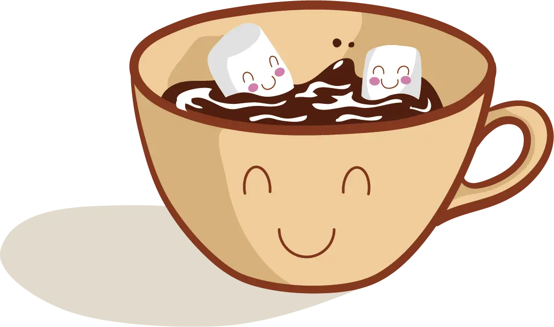 Hot Chocolate Cup with Marshmallows