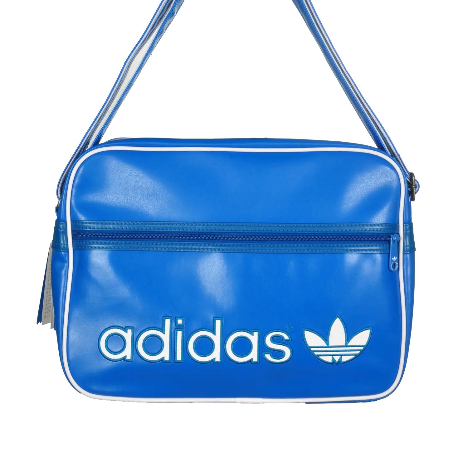 Blue Adidas Shoulder Bag with Logo