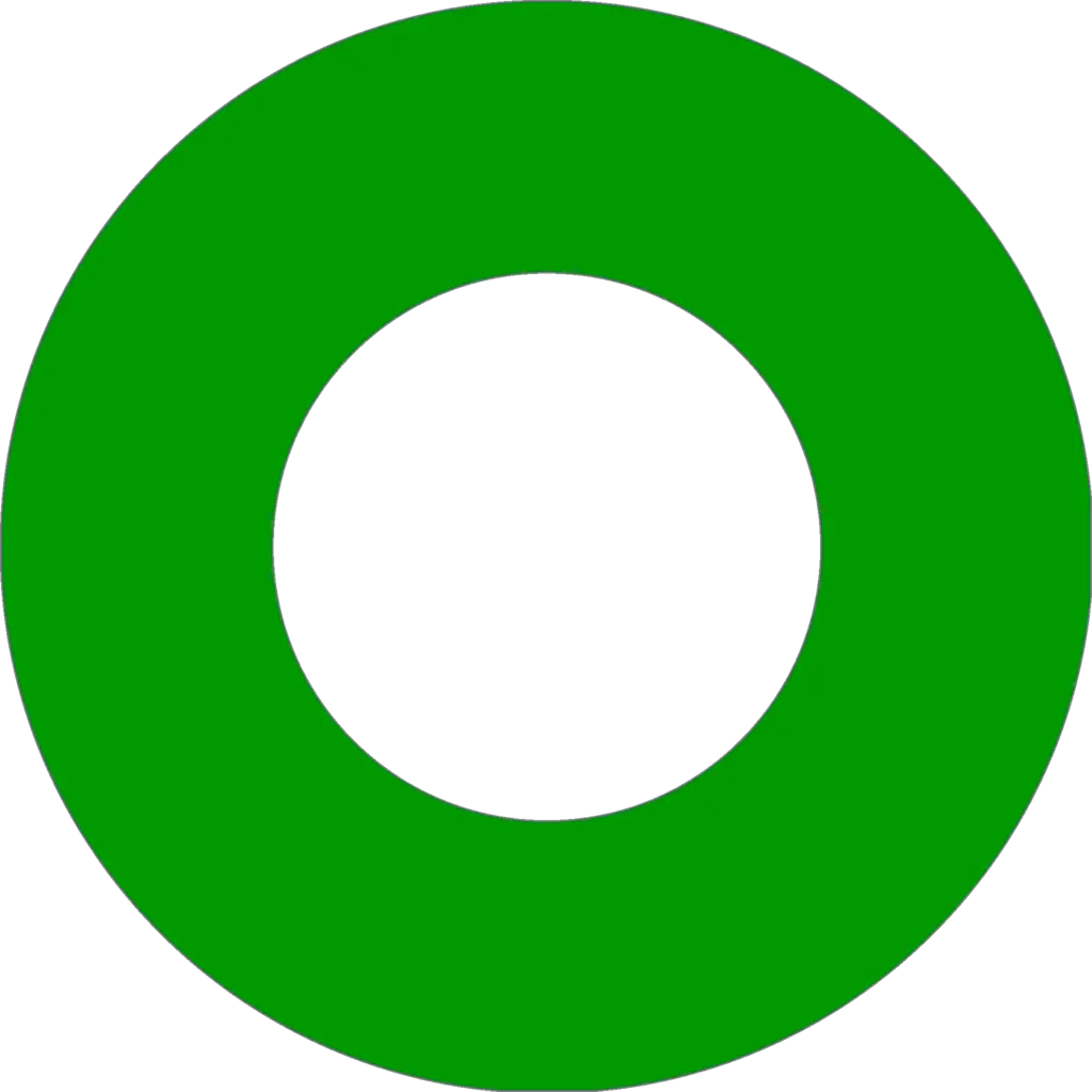 Simple Green Circle Shape
