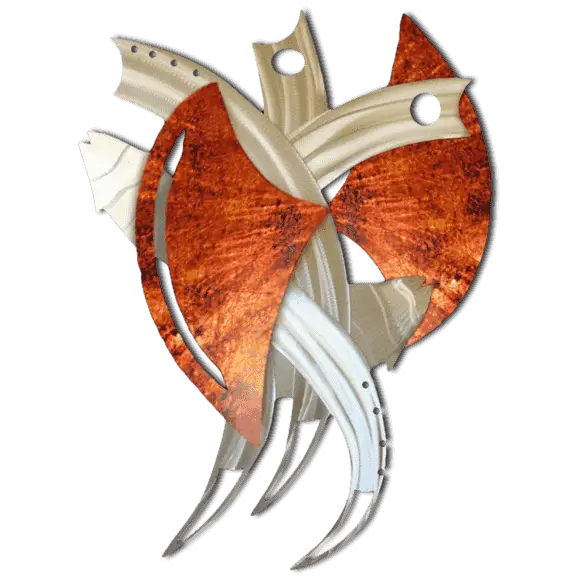 Abstract Metal Sculpture with Artistic Design