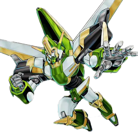 Green Robot in Futuristic Design