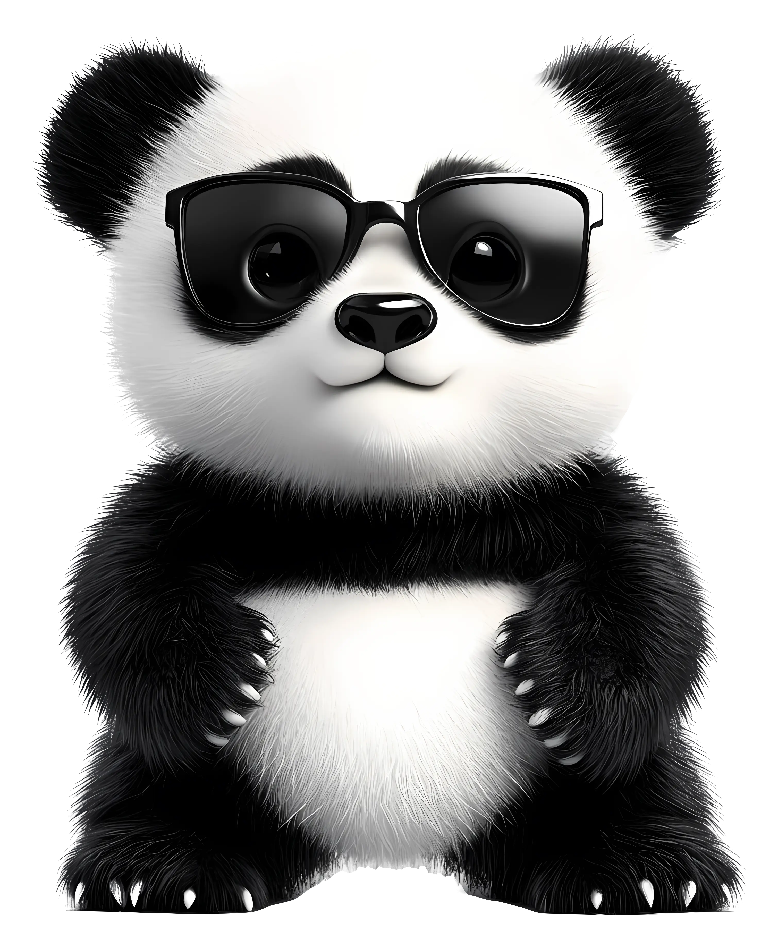 Cool Panda with Sunglasses
