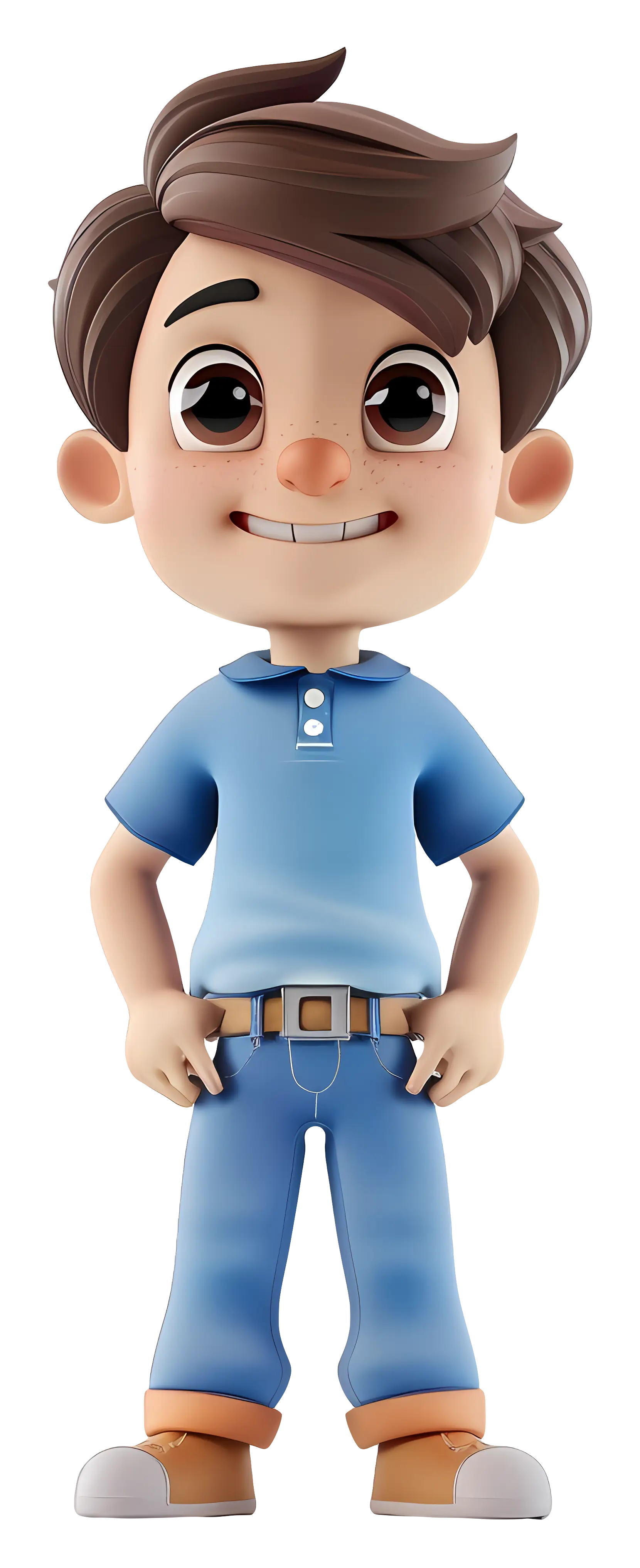 Cute Cartoon Boy Character