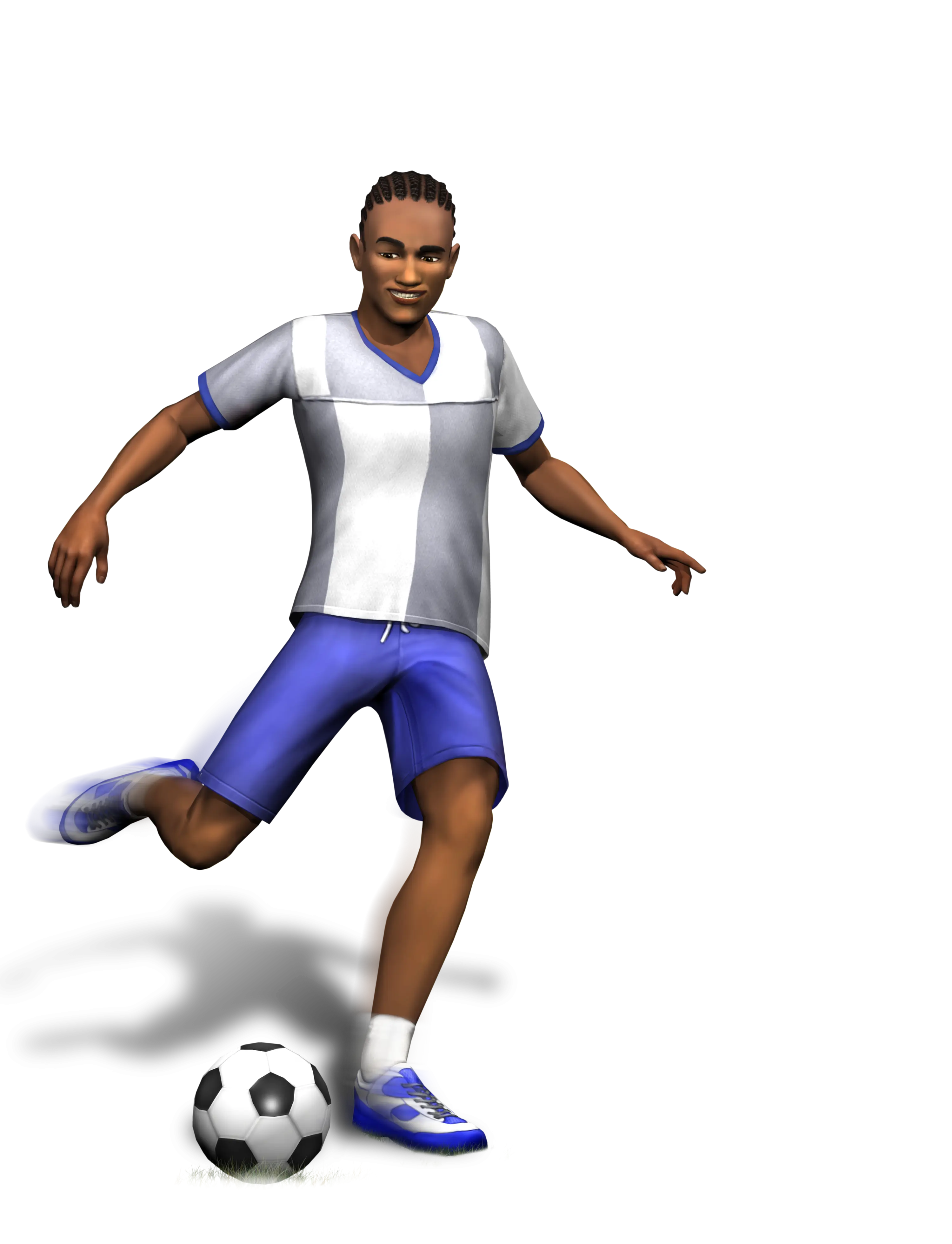 Soccer Player in Action