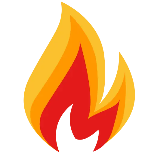 Bright Flame Illustration