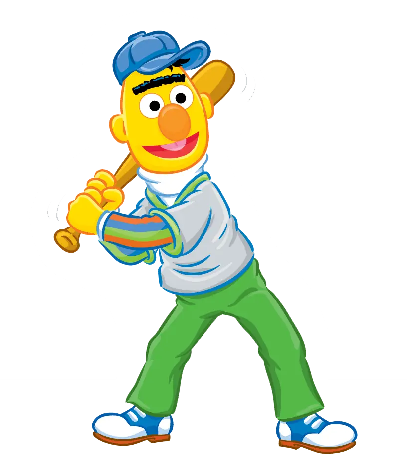 Bert Playing Baseball