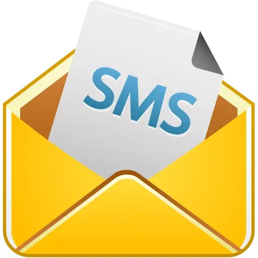 Yellow Envelope with SMS Message