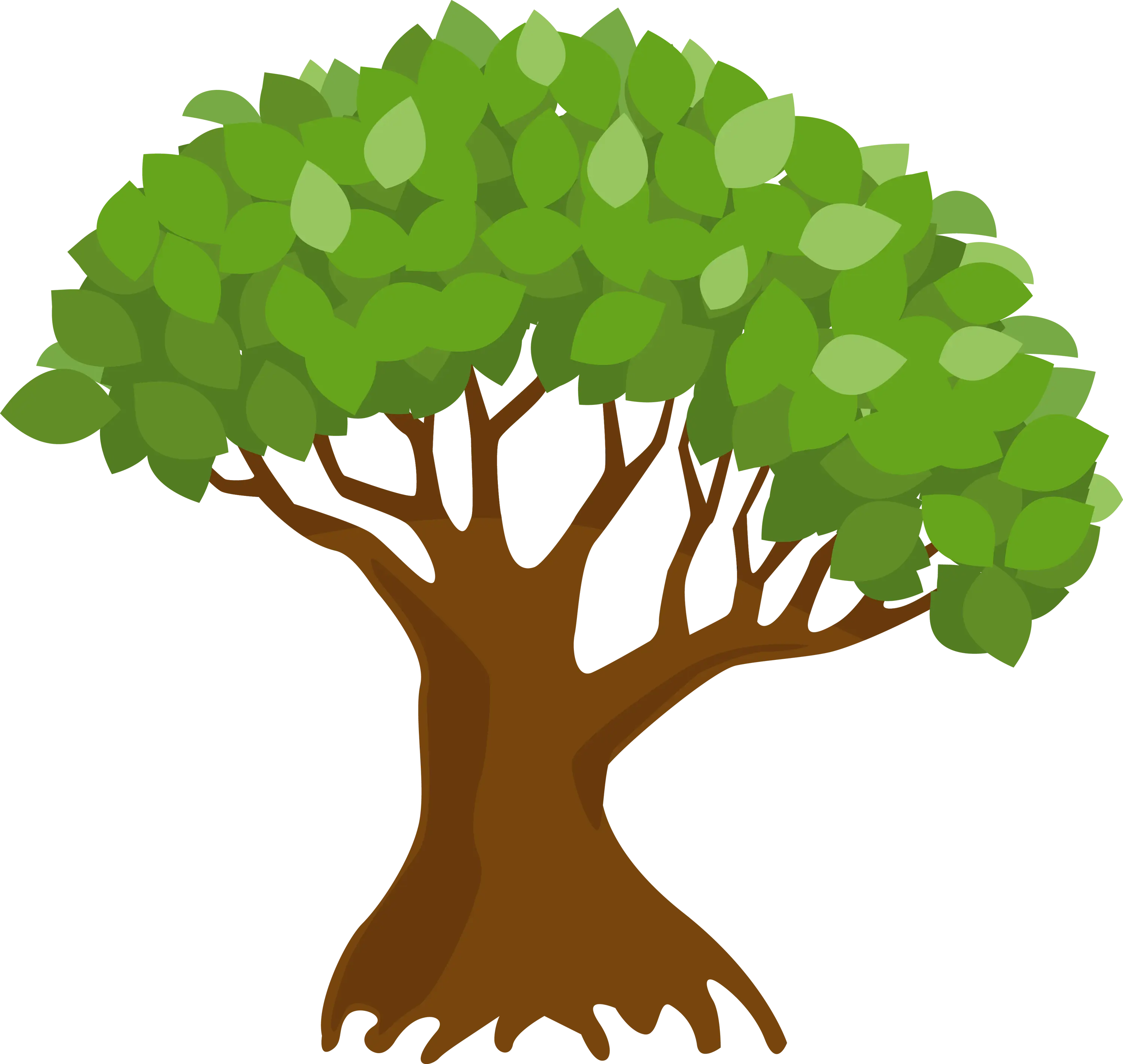 Green Tree Illustration Design
