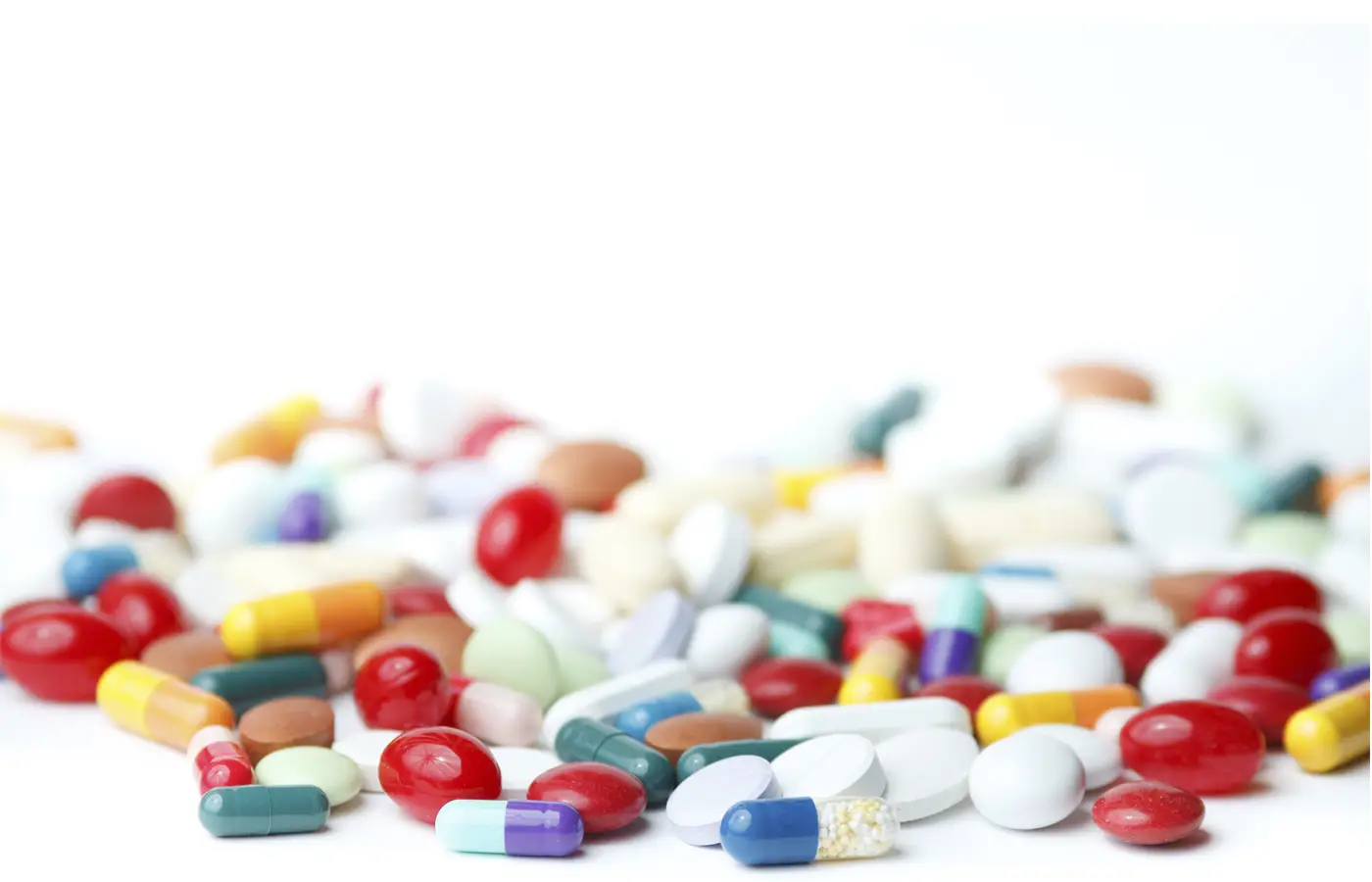 Colorful Pills and Capsules