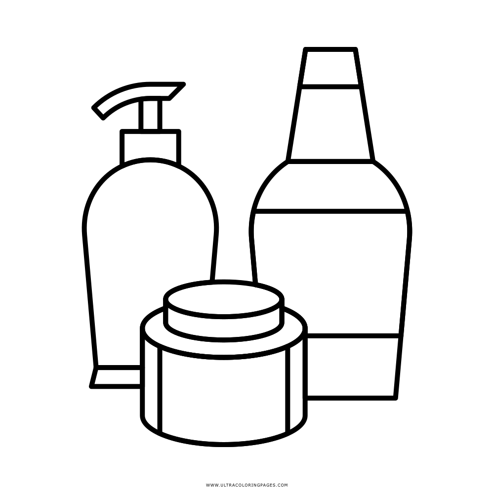Outline of Cosmetic Bottles