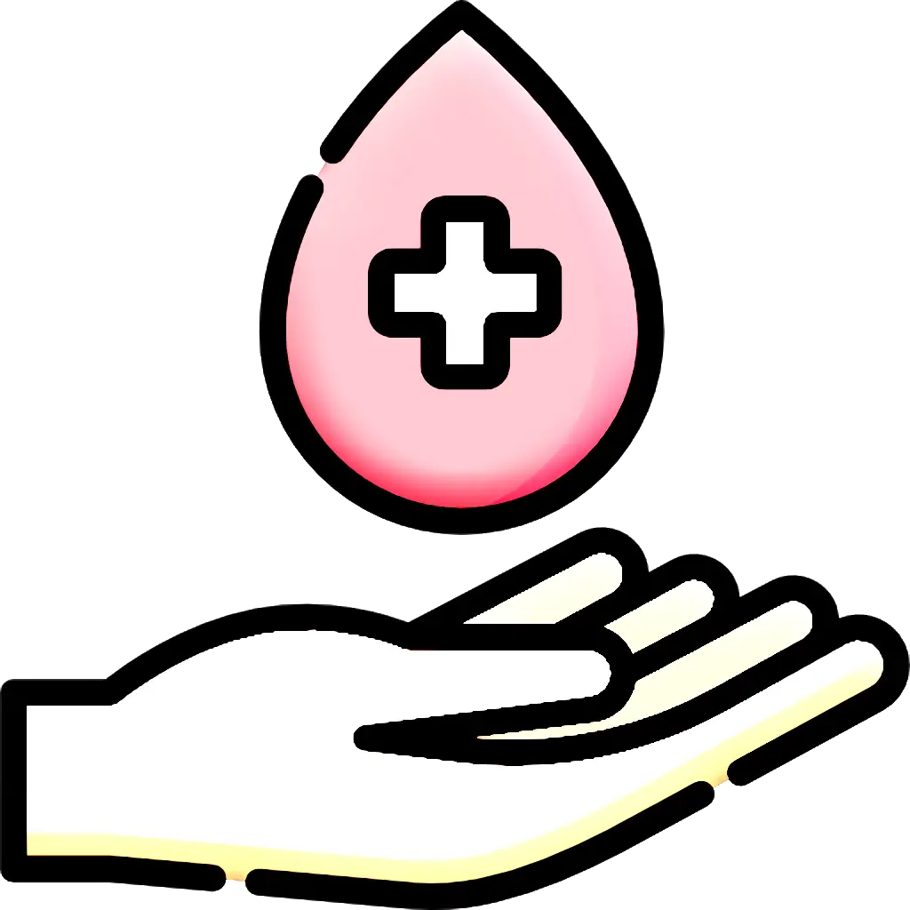 Blood Donation Healthcare Symbol
