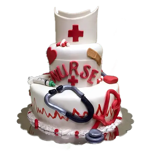 Decorative Nurse Cake for Celebration