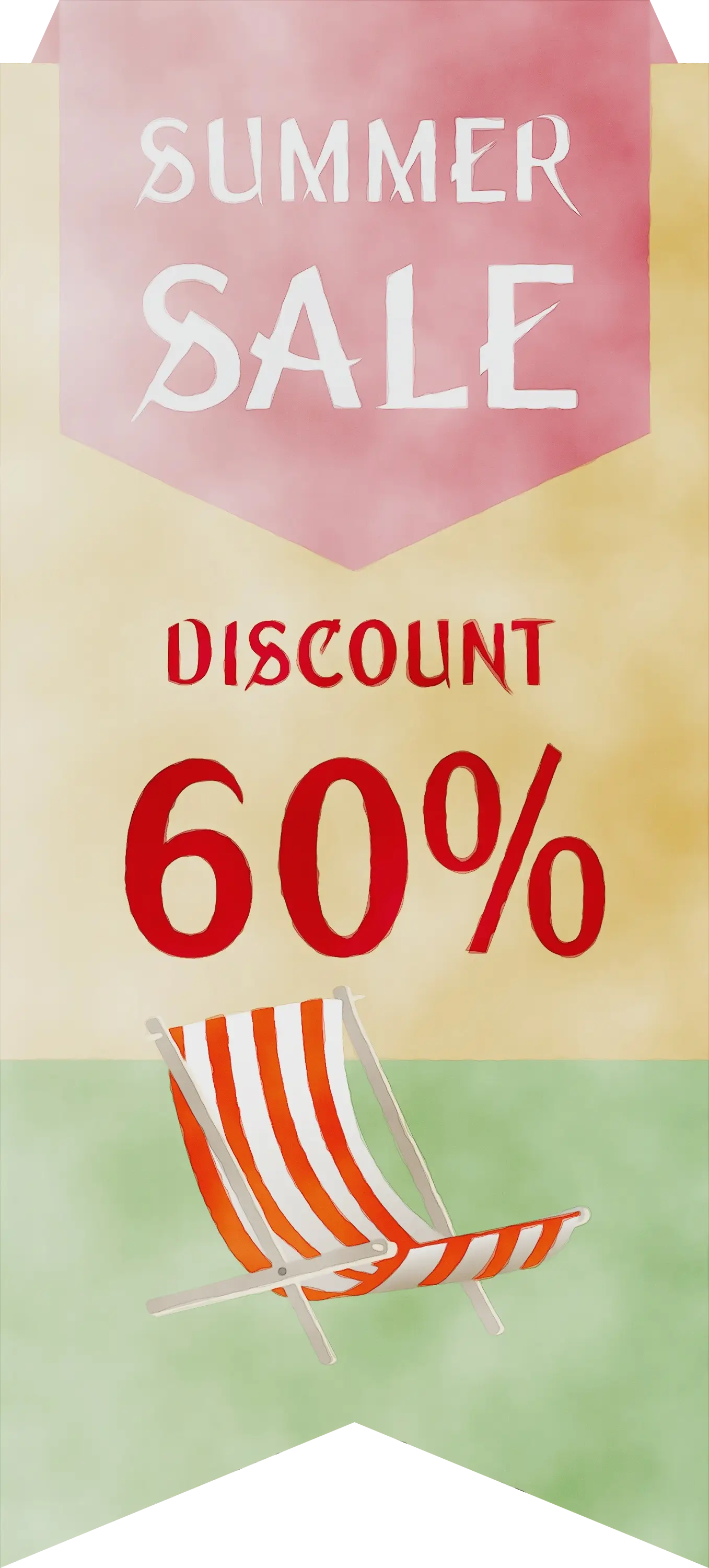 Summer Sale Discount 60% Banner