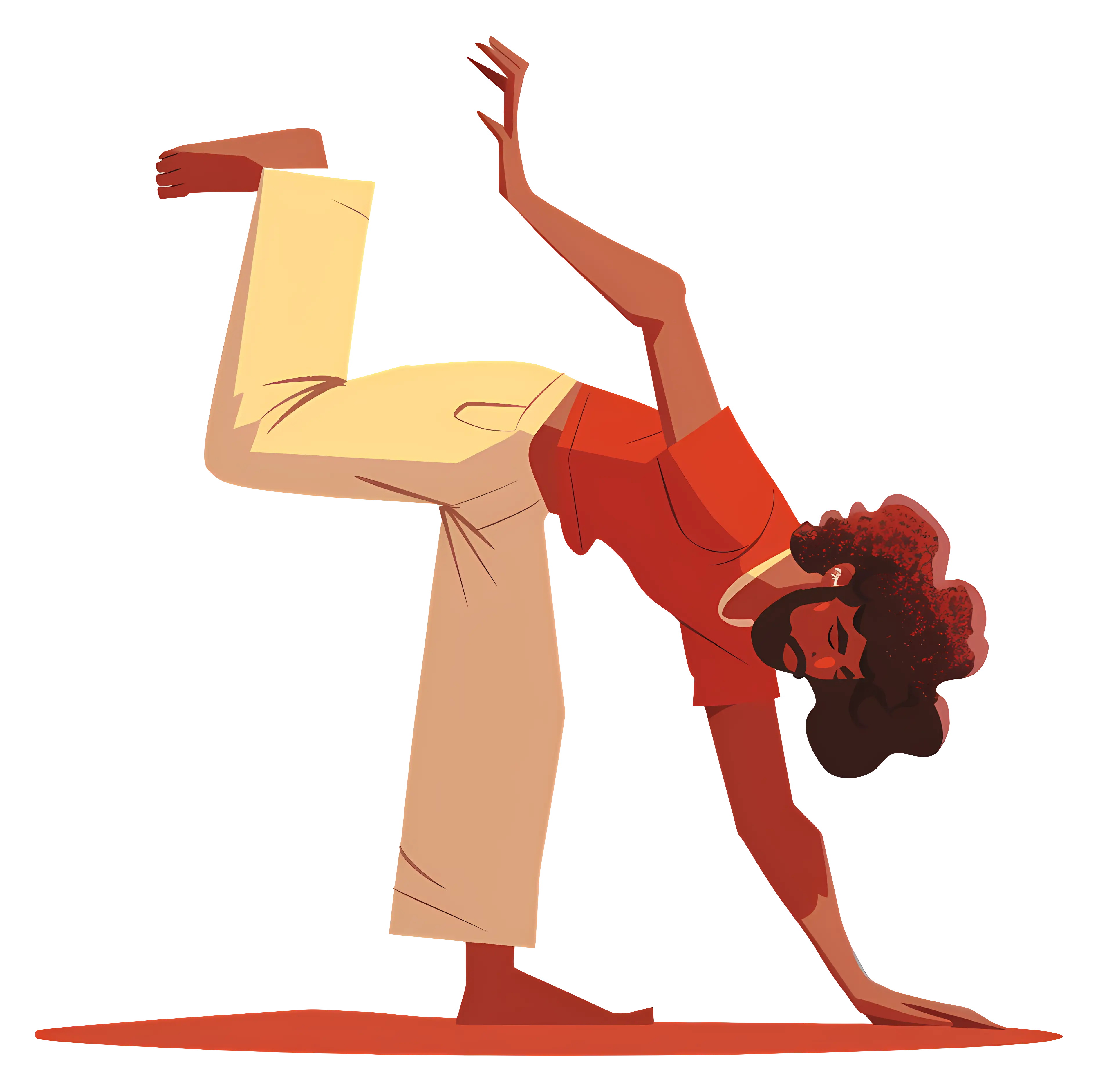 Person in Yoga Pose