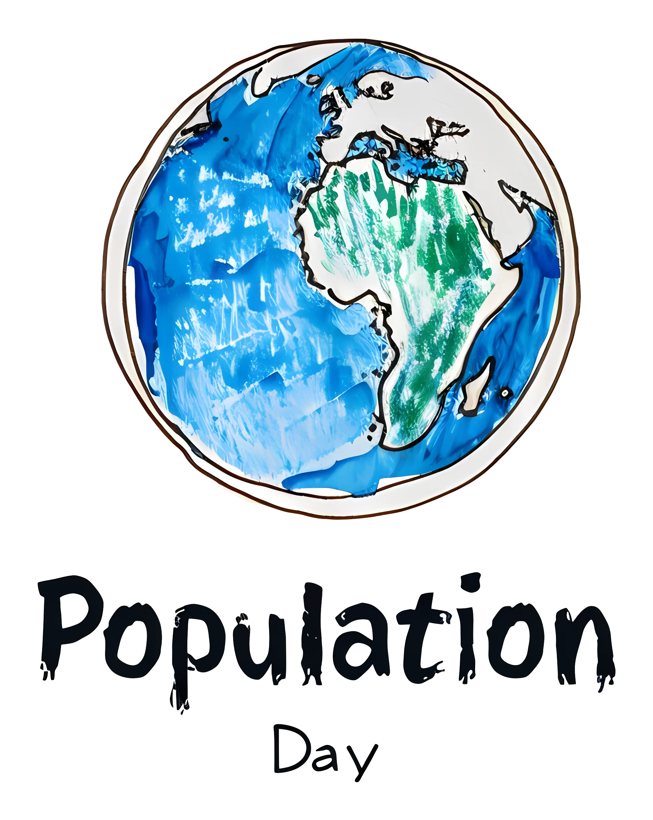 Population Day Globe