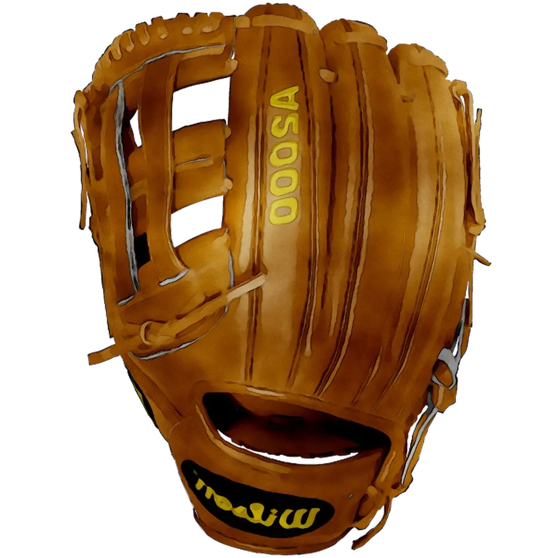 Brown Baseball Glove for Fielding