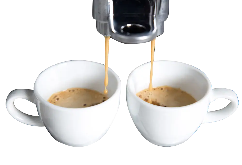 Espresso Cups with Coffee Machine