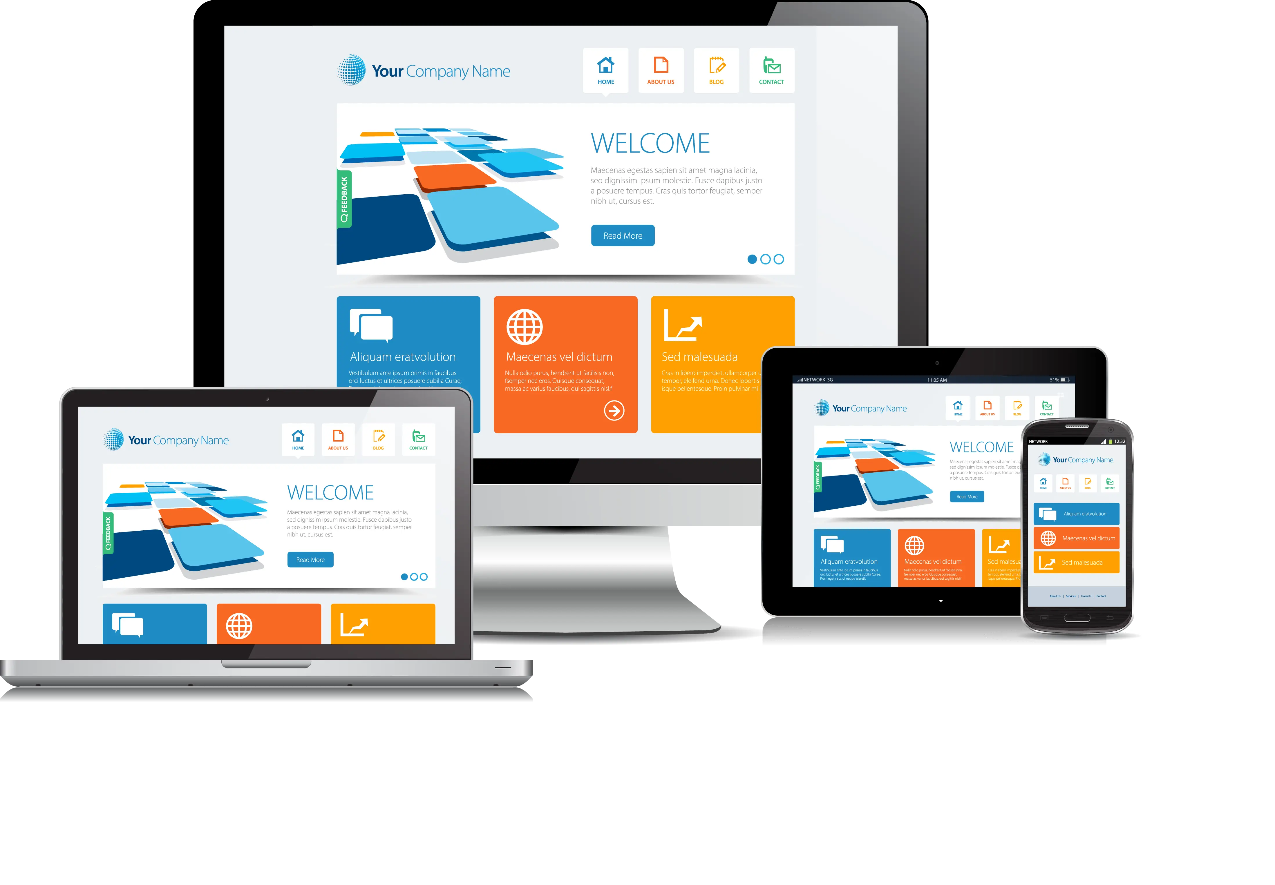 Responsive Web Design on Multiple Devices