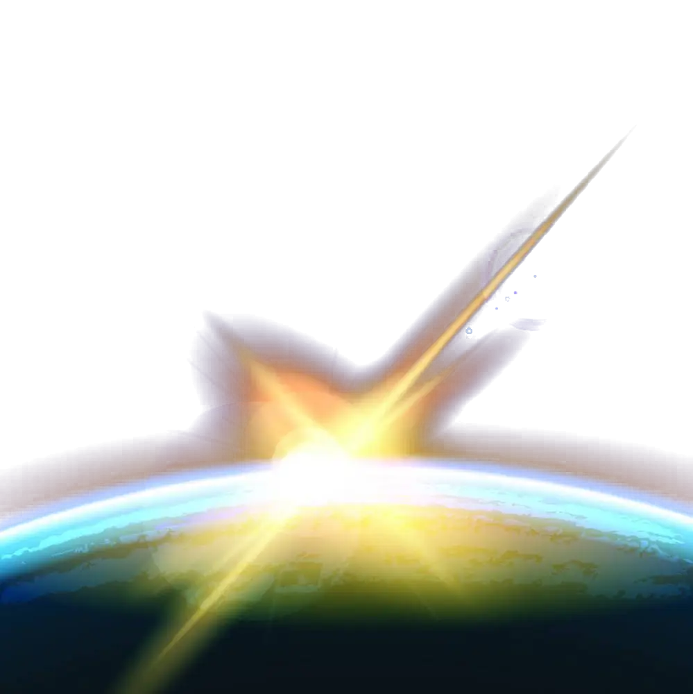 Meteor Impact on Earth