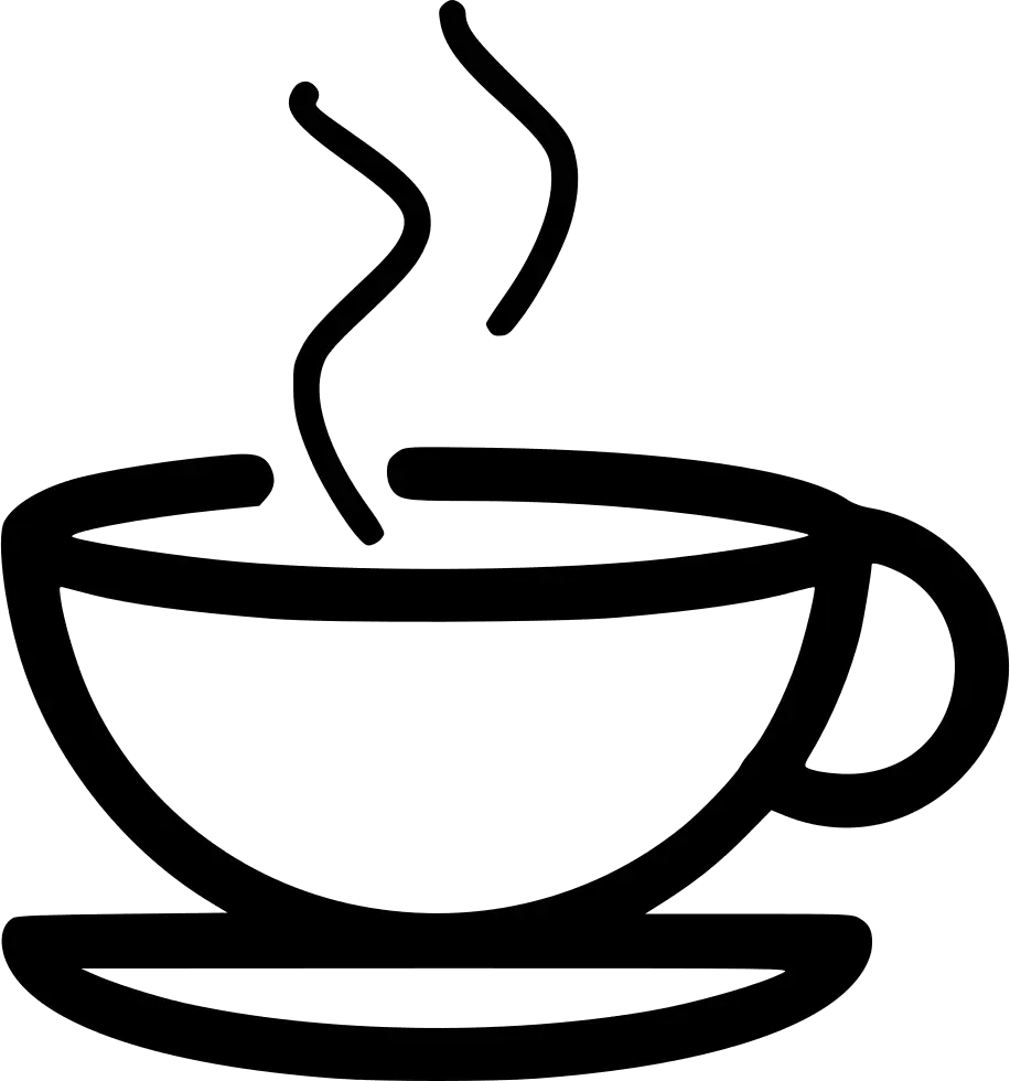 Minimalist Coffee Cup Icon Design