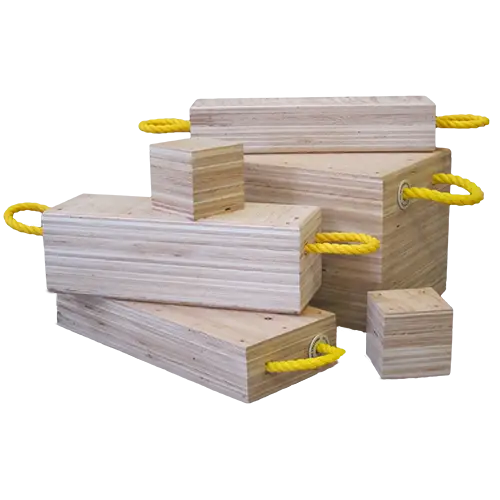 Wooden Blocks with Rope Handles
