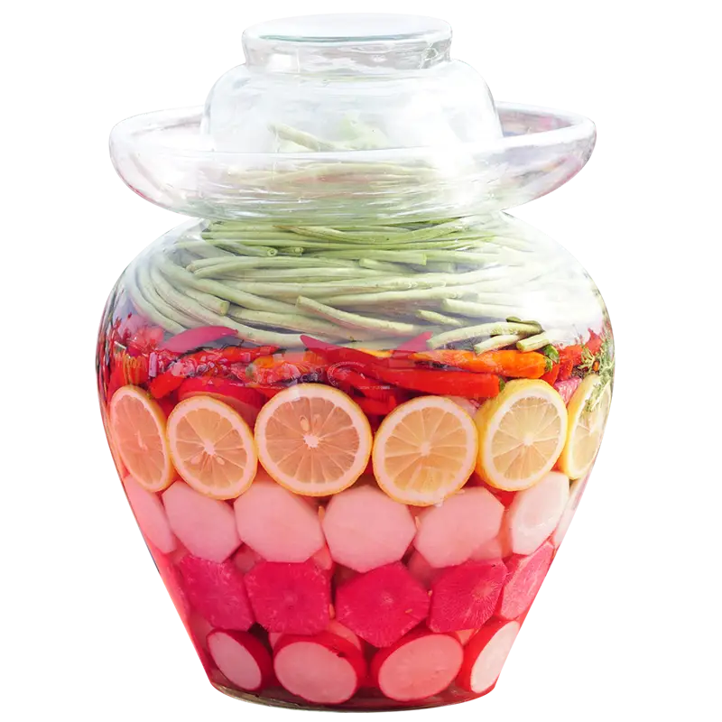 Jar of Pickled Vegetables