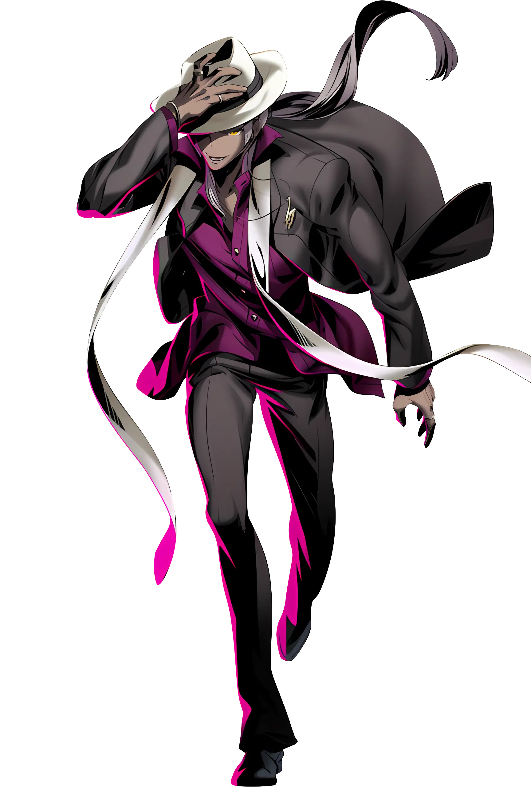 Stylish Man in Suit and Hat