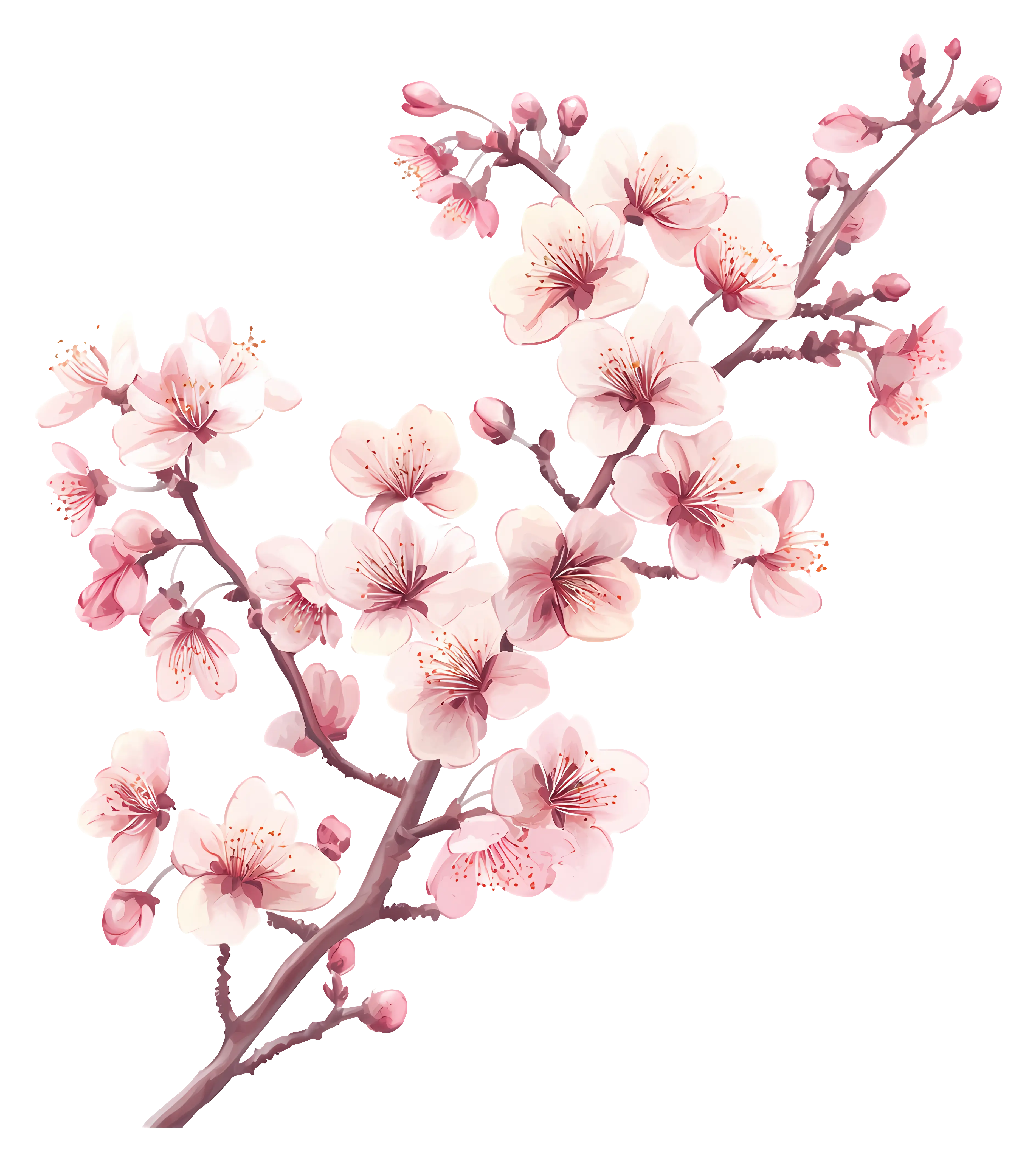 Sketch of Flower Branch