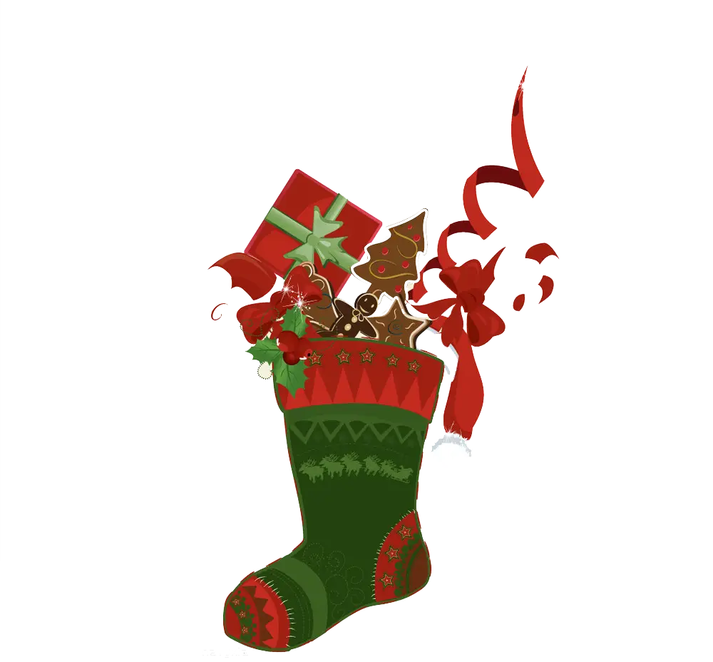 Festive Christmas Stocking with Gifts