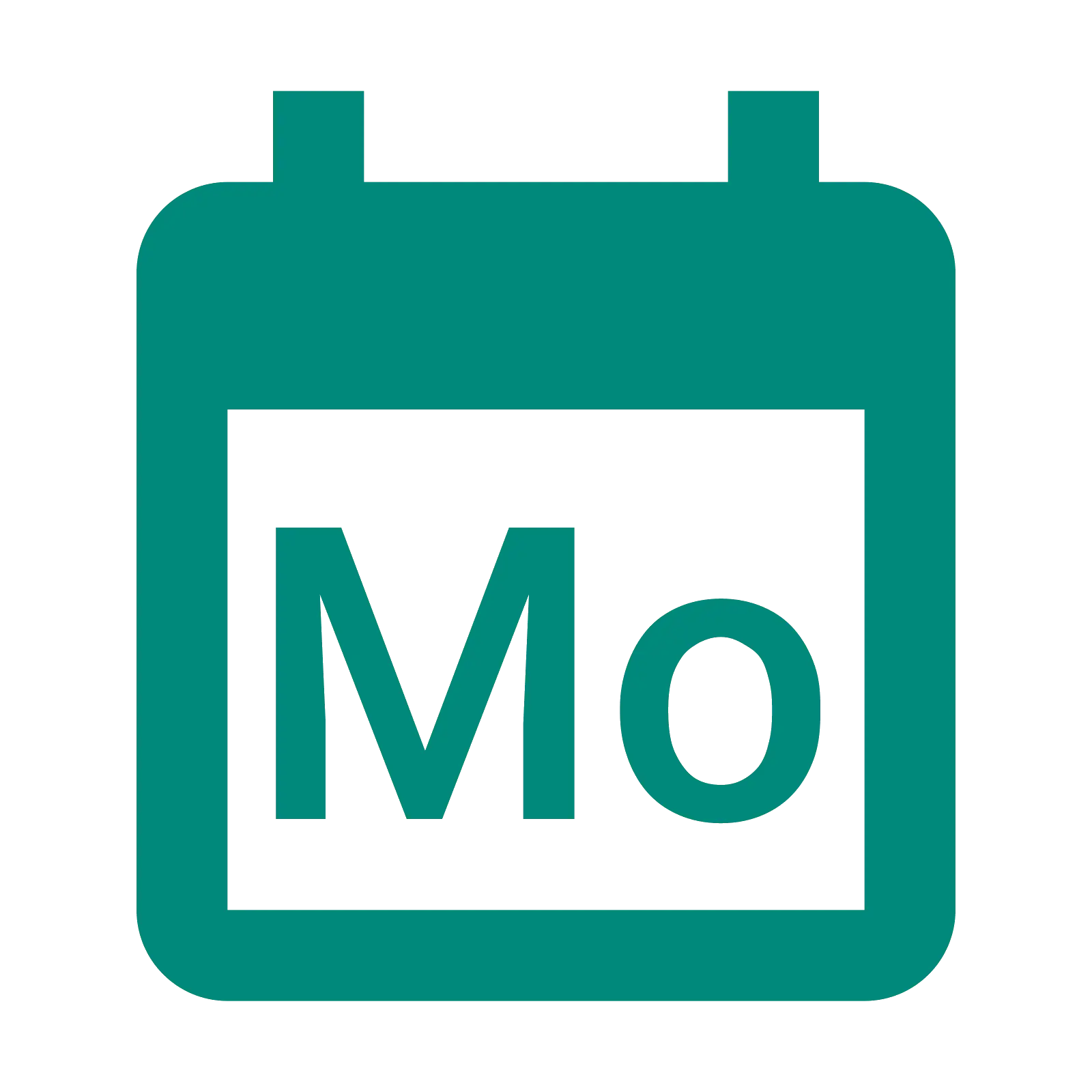 Monday Calendar Icon