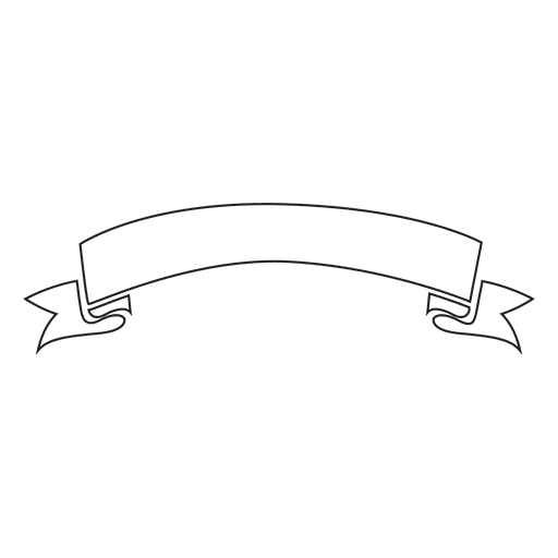 Simple Banner Outline Design