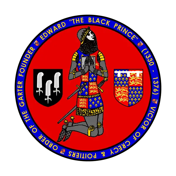 Medieval Knight Emblem with Shield and Armor