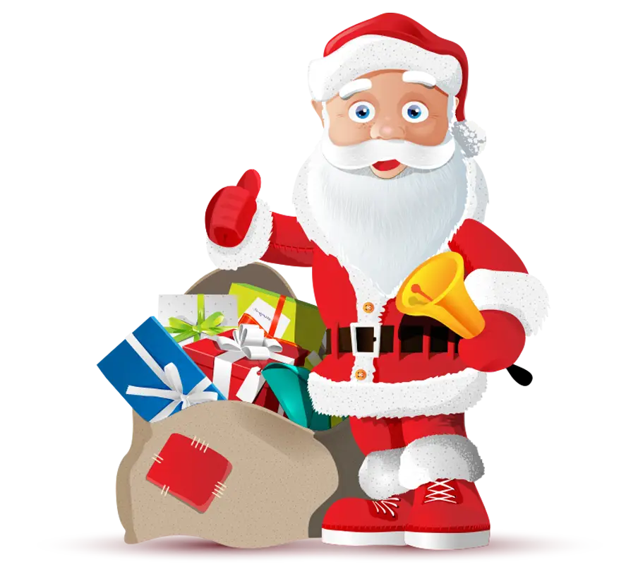 Santa Claus with Sack of Gifts