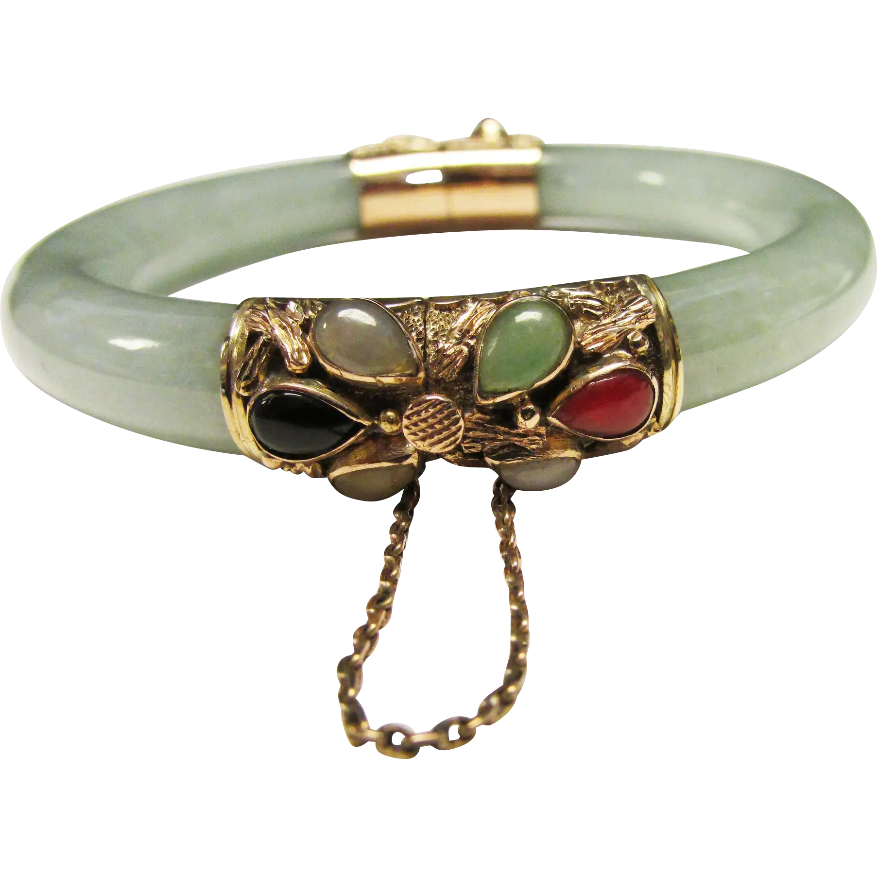 Jade Bracelet with Gemstones