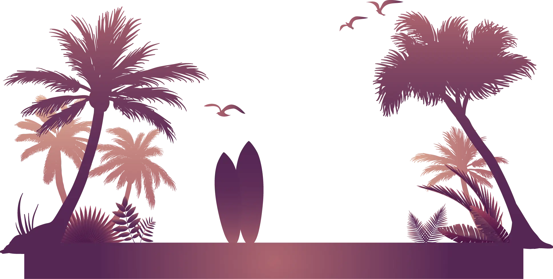 Tropical Beach Scene