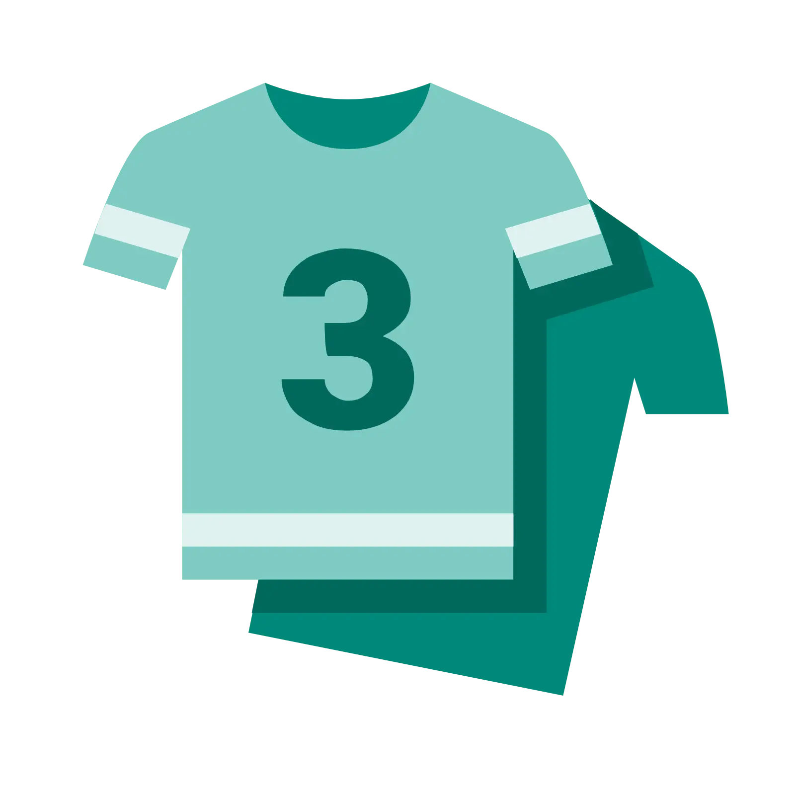 Teal T-Shirts in Casual Style