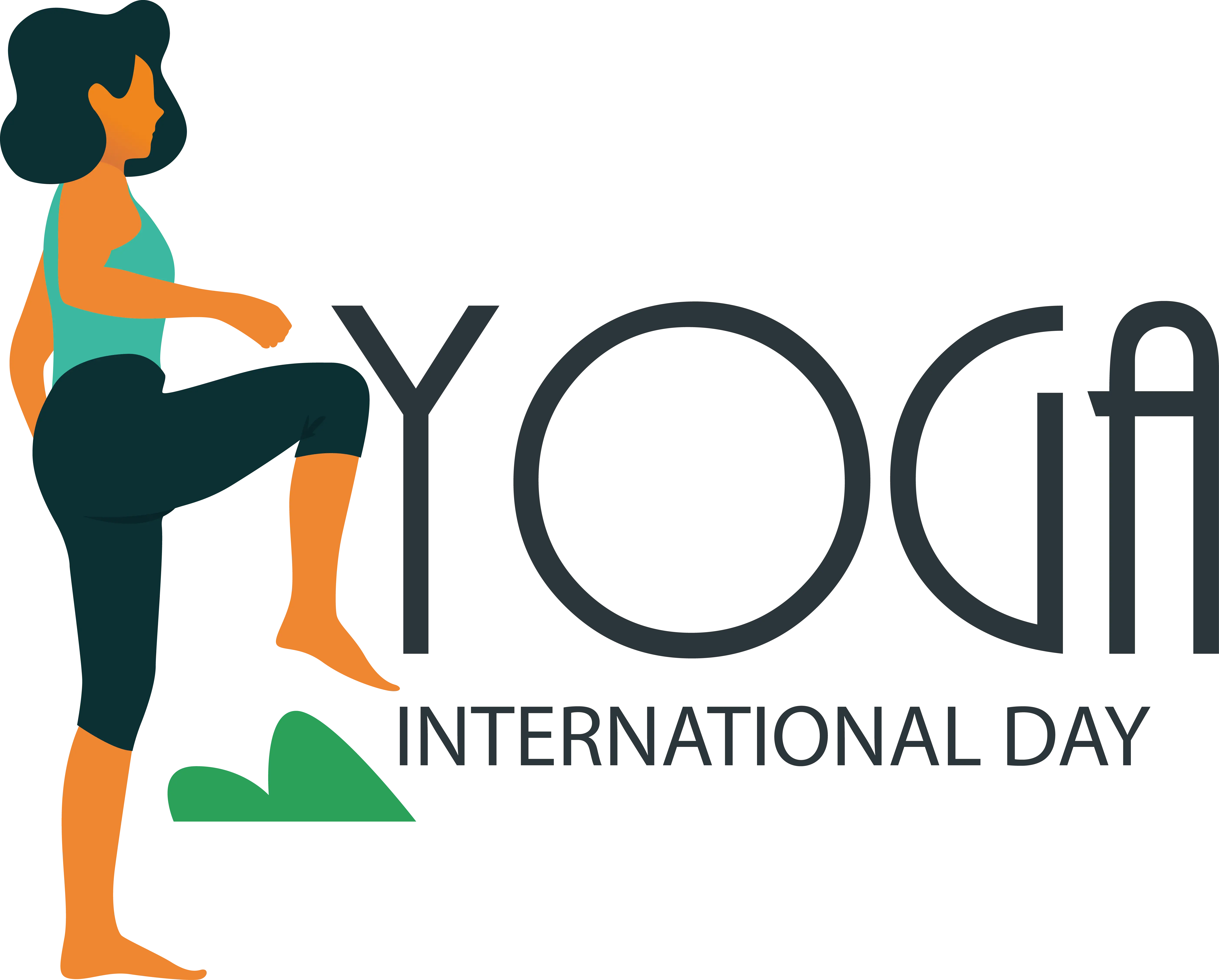 Raised Leg Pose for International Yoga Day