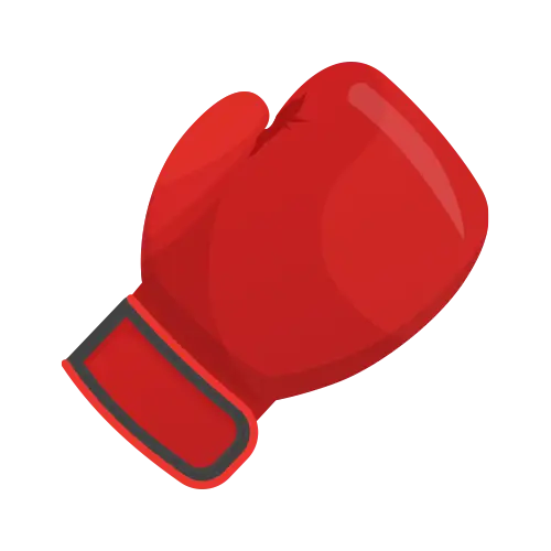Red Boxing Glove Illustration