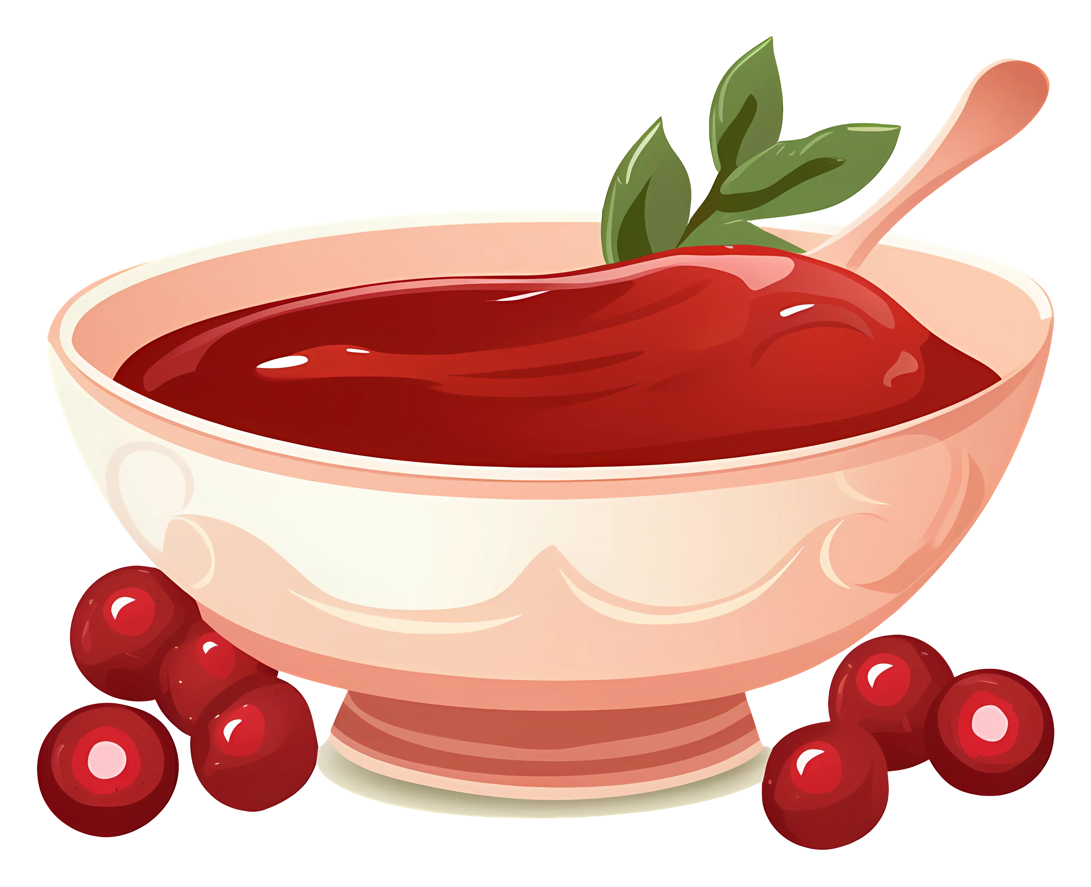 Bowl of Cranberry Sauce