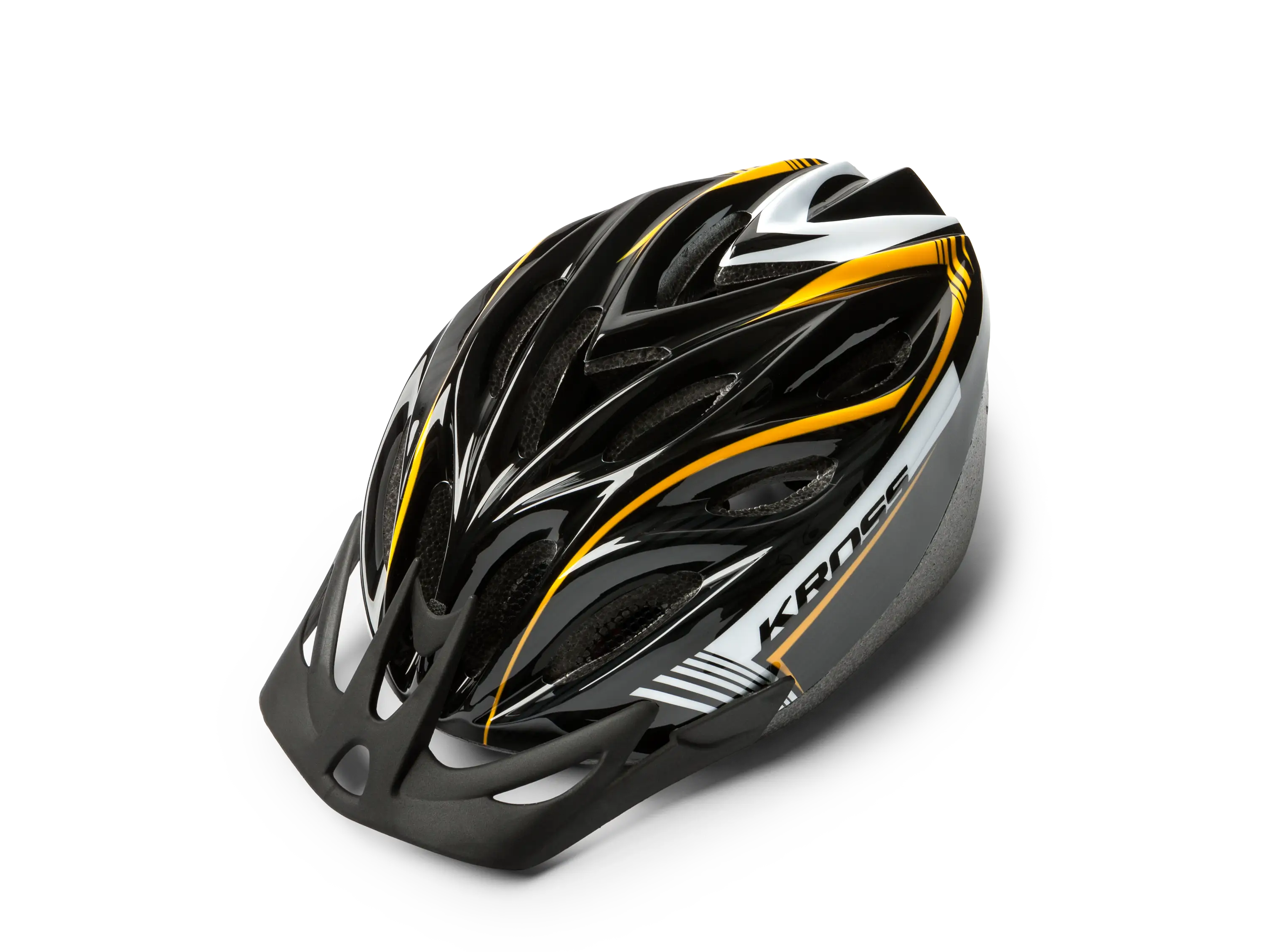Black and Yellow Bike Helmet for Safety