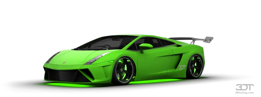 Green Lamborghini Sports Car