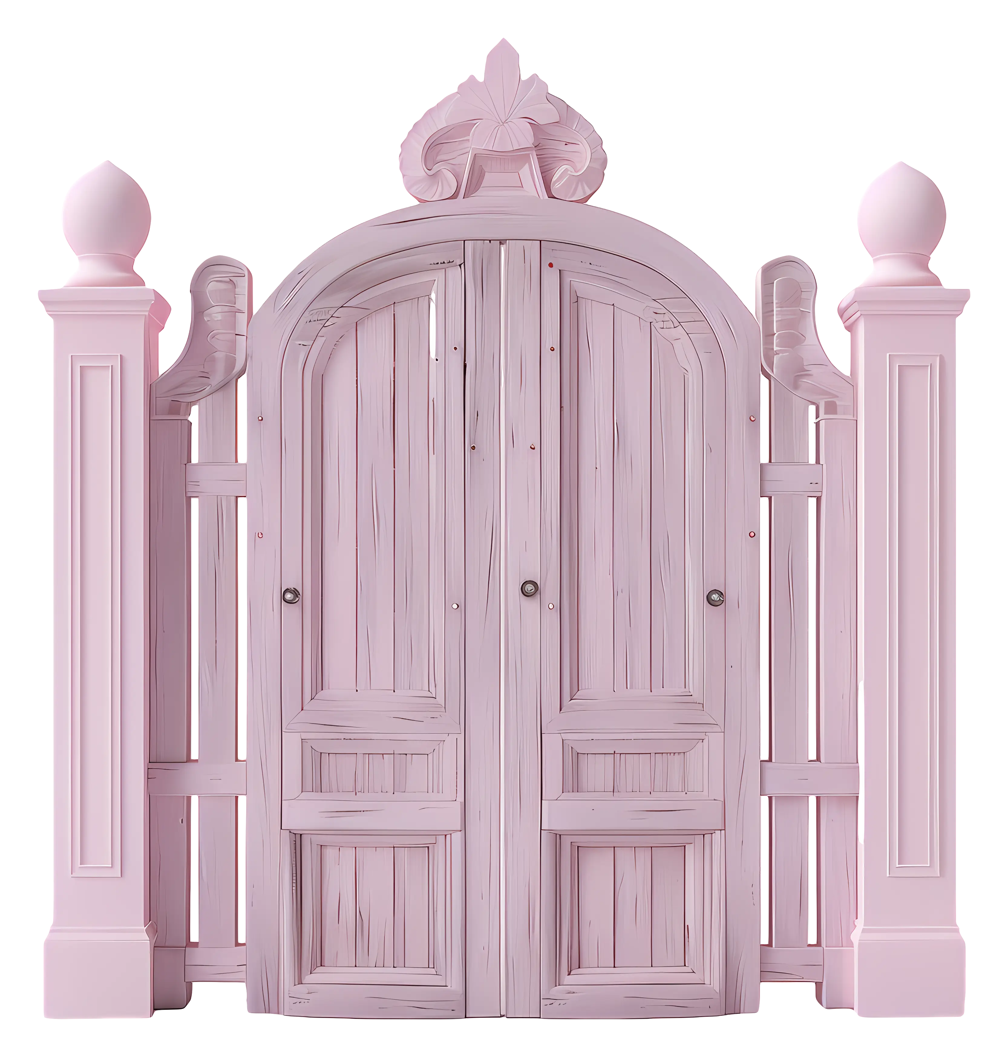 Decorative Pink Gate