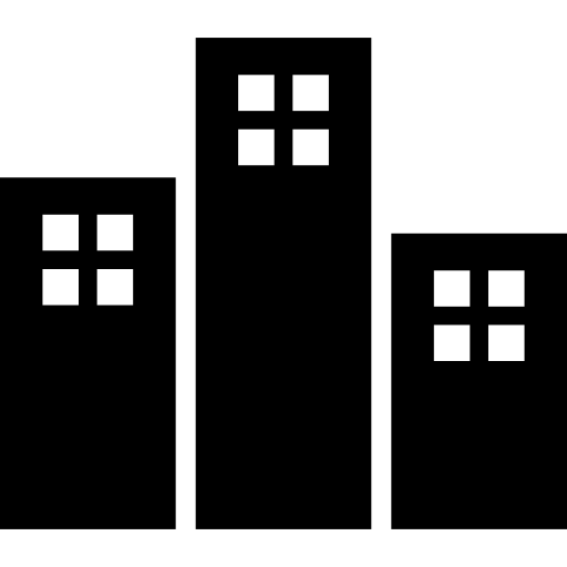 Black City Silhouette Illustration