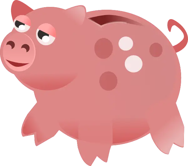 Cute Cartoon Piggy Bank