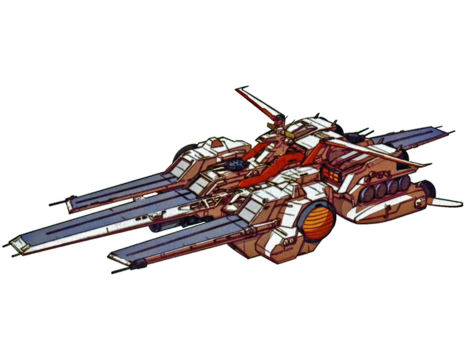 Futuristic Spaceship Concept Design