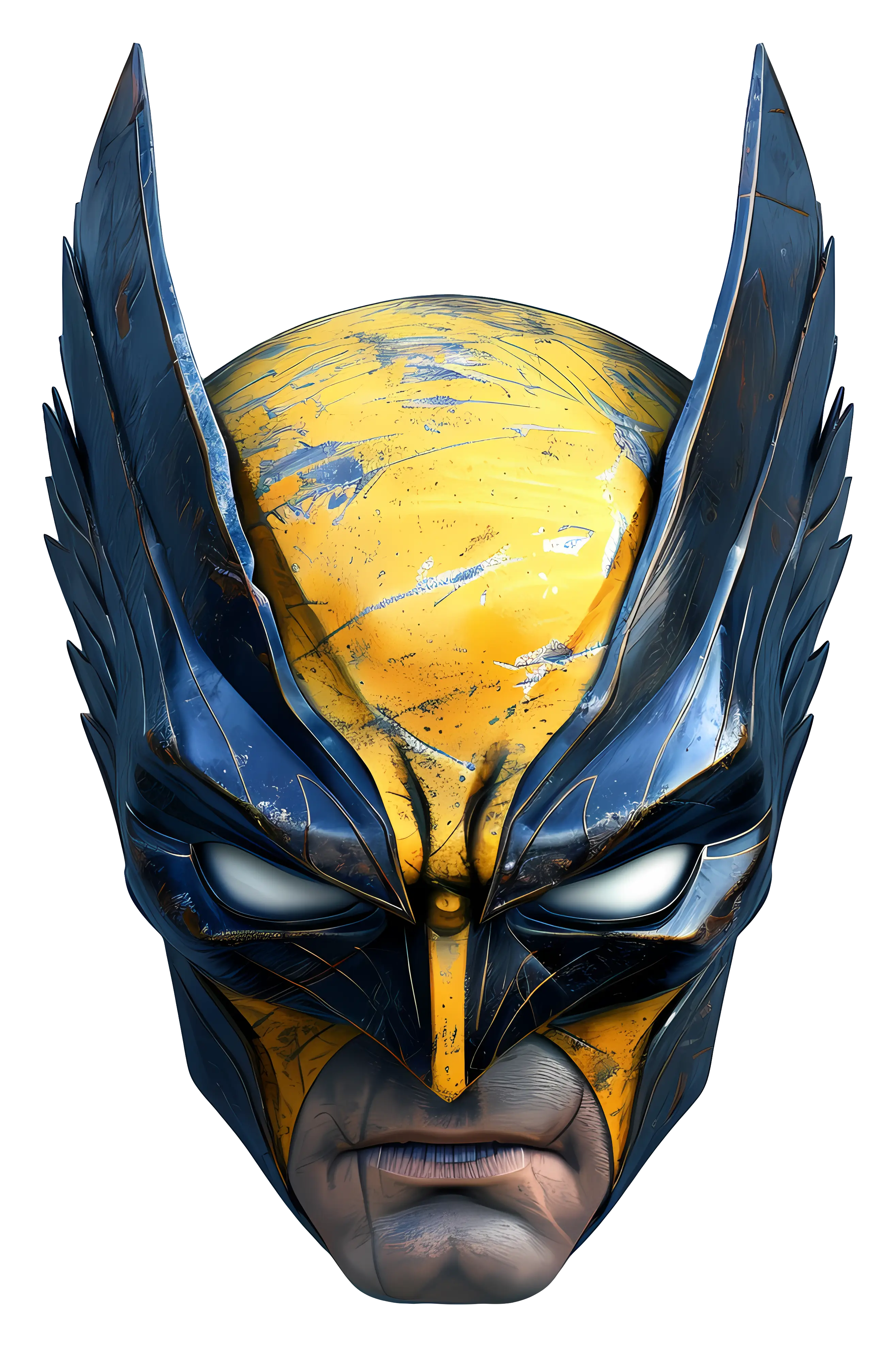 Superhero Mask Illustration
