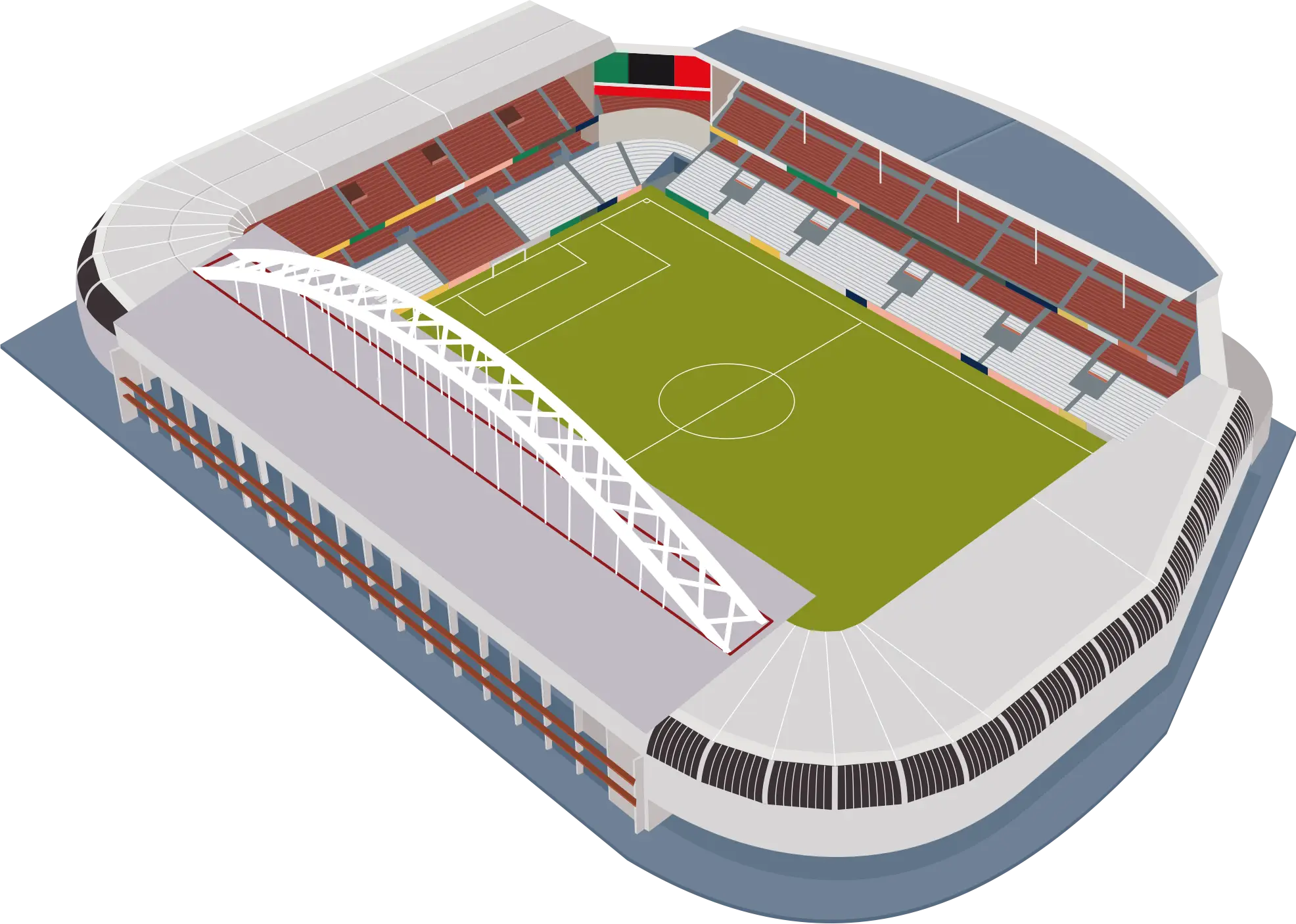 Modern Sports Stadium